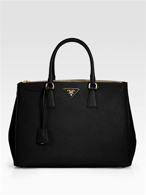 prada tote lux open saffiano leather large black|prada saffiano lux tote small.